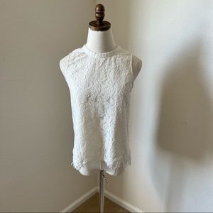 Elliatt Cream Lace‎ Tank, XS